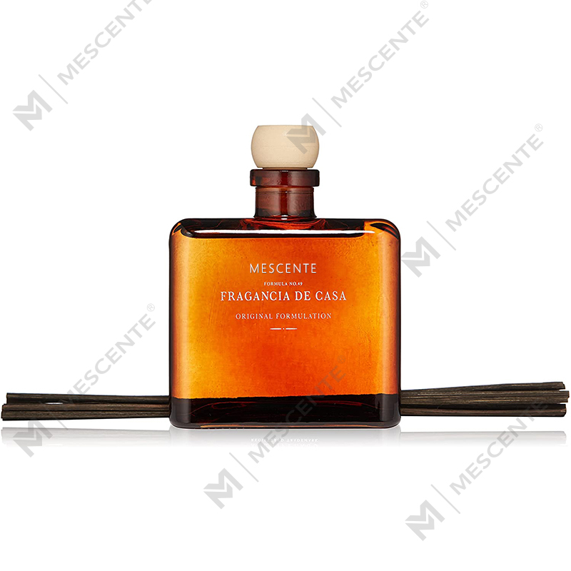 M&Scent Luxuria Custom Large Rose Aurum Glass Bottle Flower Private Label Liquid Reed Diffuser With Gift Box