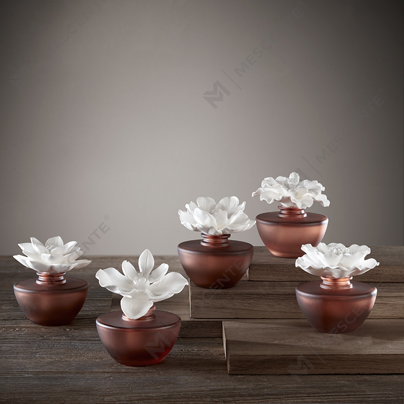 Flos Albus Mini Unguentum Aroma Reed Diffuser Oleum, Odorem Thailand Reed Diffusores Donum Set