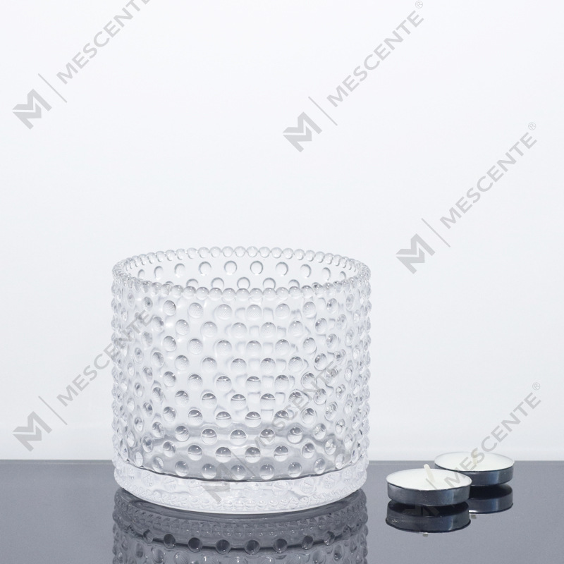 M & Odorem Amplus III Wick Pink Candelae dolia cum operculis in mole, Ceramic Candle Jar pro Candela Condita