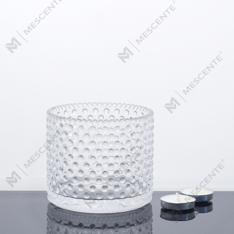 M & Odorem Amplus III Wick Pink Candelae dolia cum operculis in mole, Ceramic Candle Jar pro Candela Condita