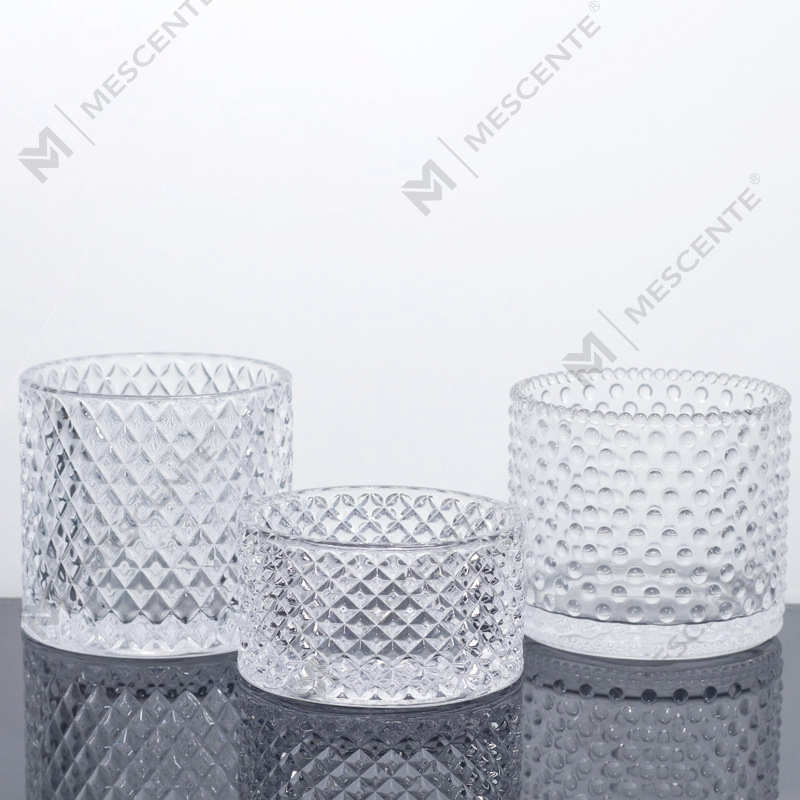 M & Odorem Amplus III Wick Pink Candelae dolia cum operculis in mole, Ceramic Candle Jar pro Candela Condita