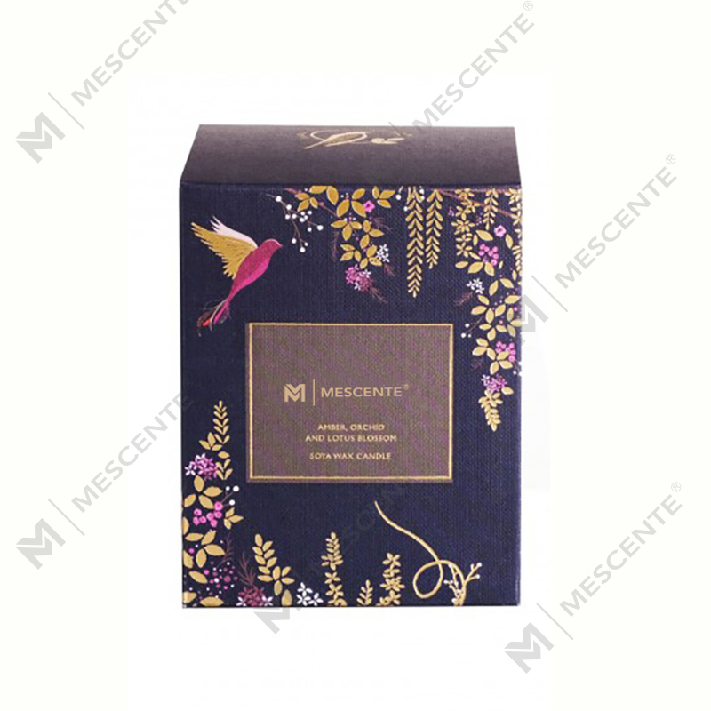 Privata Label Privata Lignum Wick Candelae odorata Luxuria Crystalli