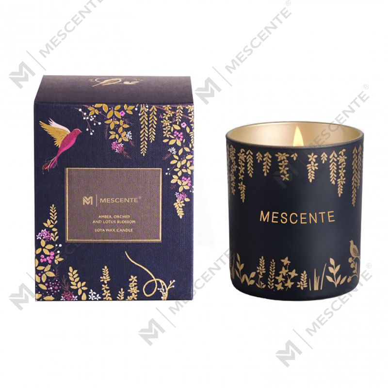 Privata Label Privata Lignum Wick Candelae odorata Luxuria Crystalli