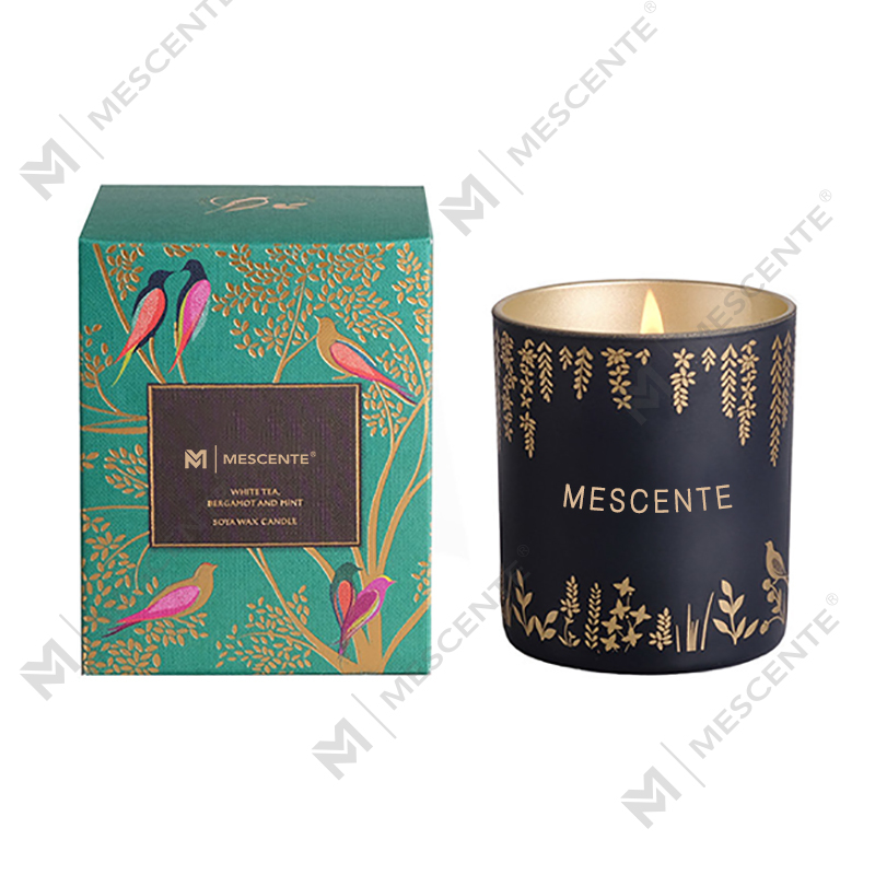 Privata Label Privata Lignum Wick Candelae odorata Luxuria Crystalli