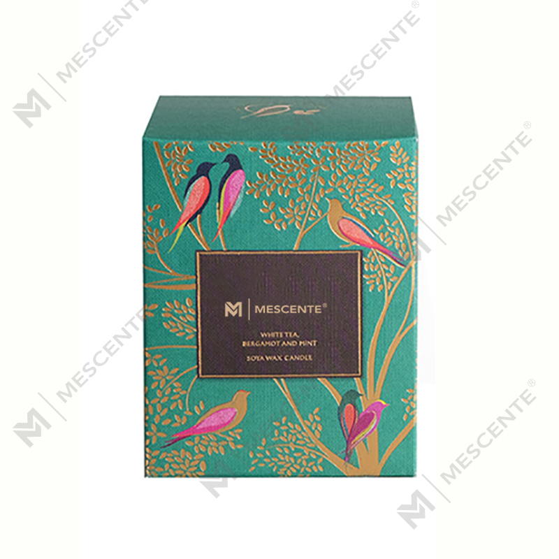 Privata Label Privata Lignum Wick Candelae odorata Luxuria Crystalli