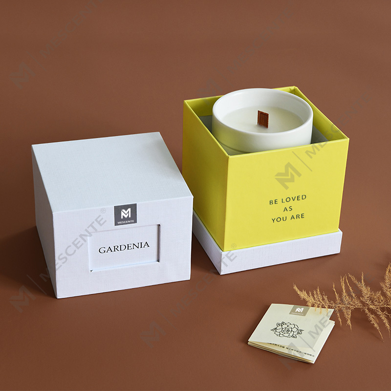 M&Scent wholesale custom luxury home fragrance glass jars scented soy wax candles