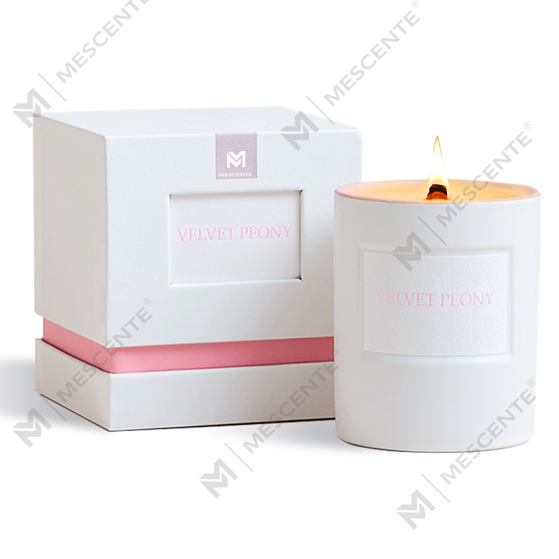 M&Scent wholesale custom luxury home fragrance glass jars scented soy wax candles