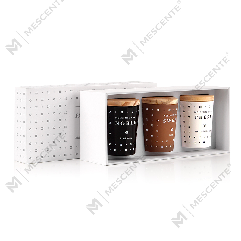 M23352 3 Pack Household Soy Cera Aromatherapy candelae odorata pone