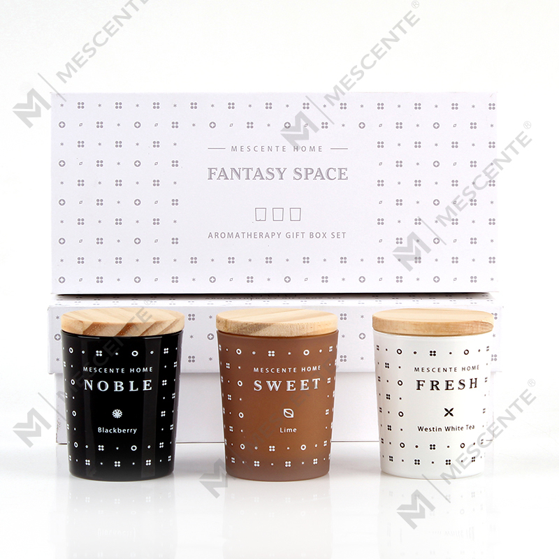 M23352 3 Pack Household Soy Cera Aromatherapy candelae odorata pone