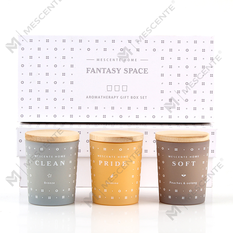 M23352 3 Pack Household Soy Cera Aromatherapy candelae odorata pone