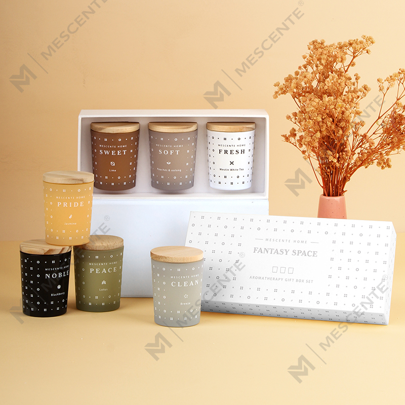 M23352 3 Pack Household Soy Cera Aromatherapy candelae odorata pone