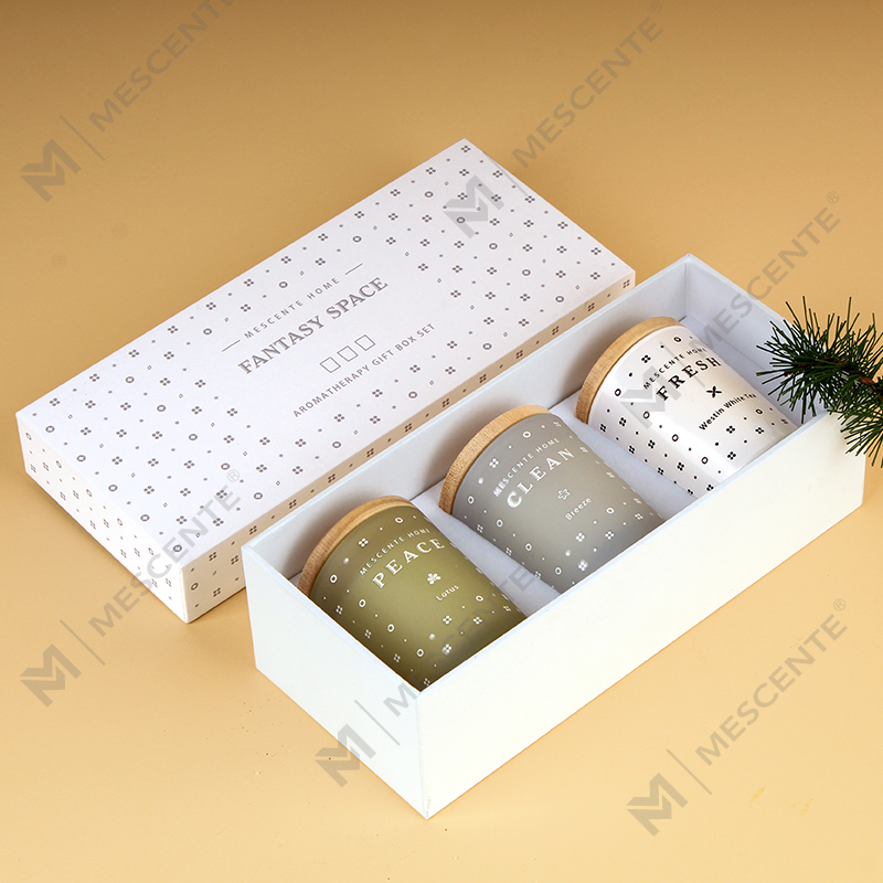 M23352 3 Pack Household Soy Cera Aromatherapy candelae odorata pone