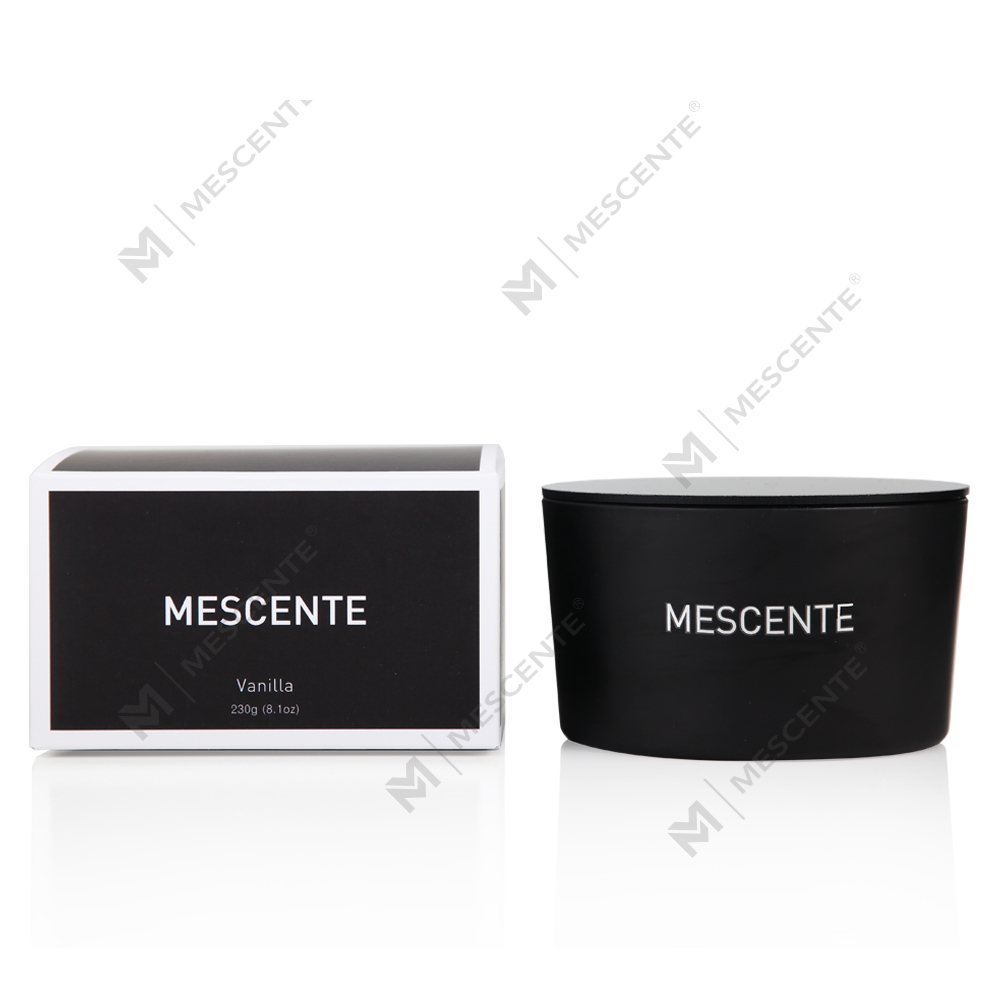 Mescente Wholesale Private Label Glass Jar 3 Wick 100% Soy Cera odorata Candle