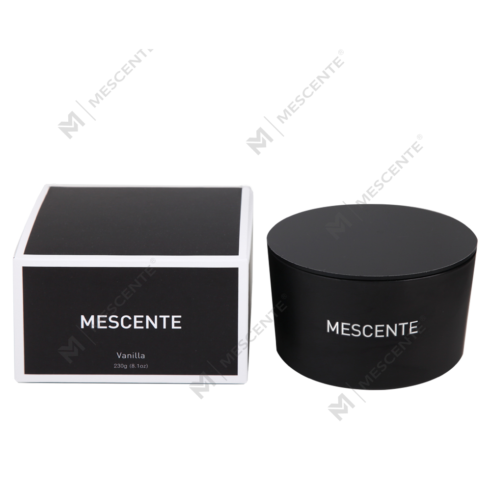 Mescente Wholesale Private Label Glass Jar 3 Wick 100% Soy Cera odorata Candle
