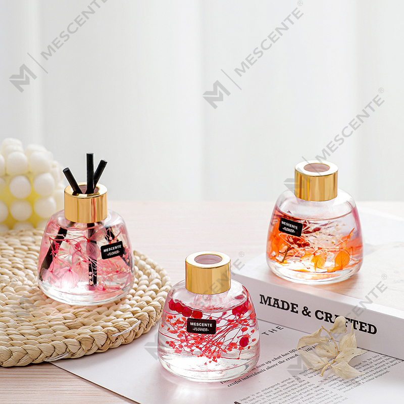 Mini White Bottl Flower Unguentum Aroma Reed Diffusor Oleum, Odorem Thailand Reed Difusores Donum Set