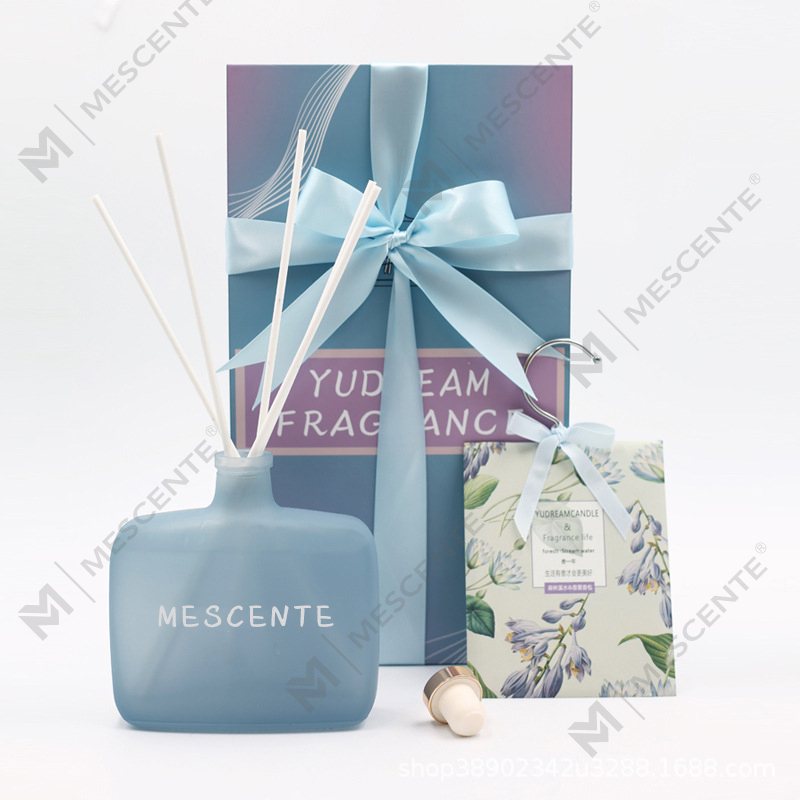 Candle and Reed Diffuser Gift Set, Candles odorati Aroma Reed Difusores