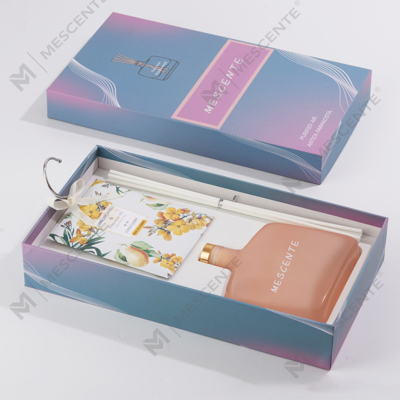 Candle and Reed Diffuser Gift Set, Candles odorati Aroma Reed Difusores