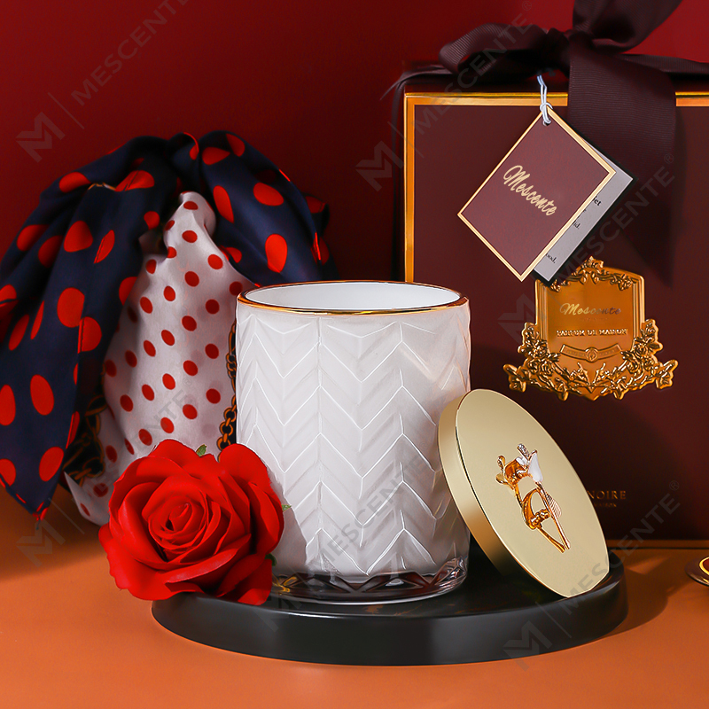 M & Odoratus Wholesales Custom Private Label Continens Aromatherapy Odoratus Aroma SOY Candelis Crystalli