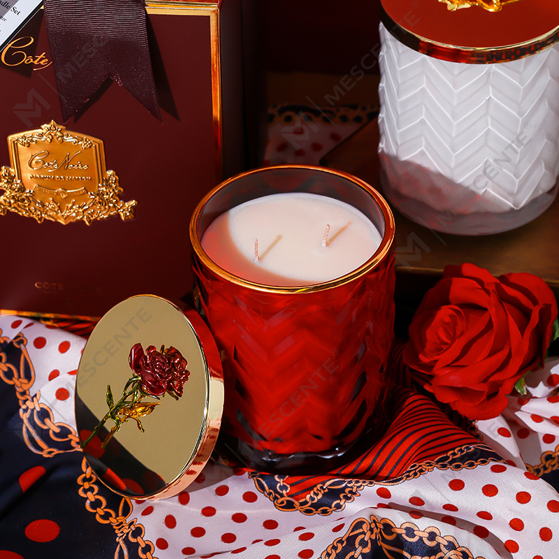 M & Odoratus Wholesales Custom Private Label Continens Aromatherapy Odoratus Aroma SOY Candelis Crystalli