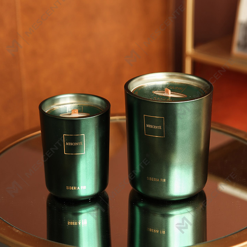 M & Odorem Lupum customized Luxuria Secretum Label Columna odorata SOY Cera lignum Wick Aroma Candle