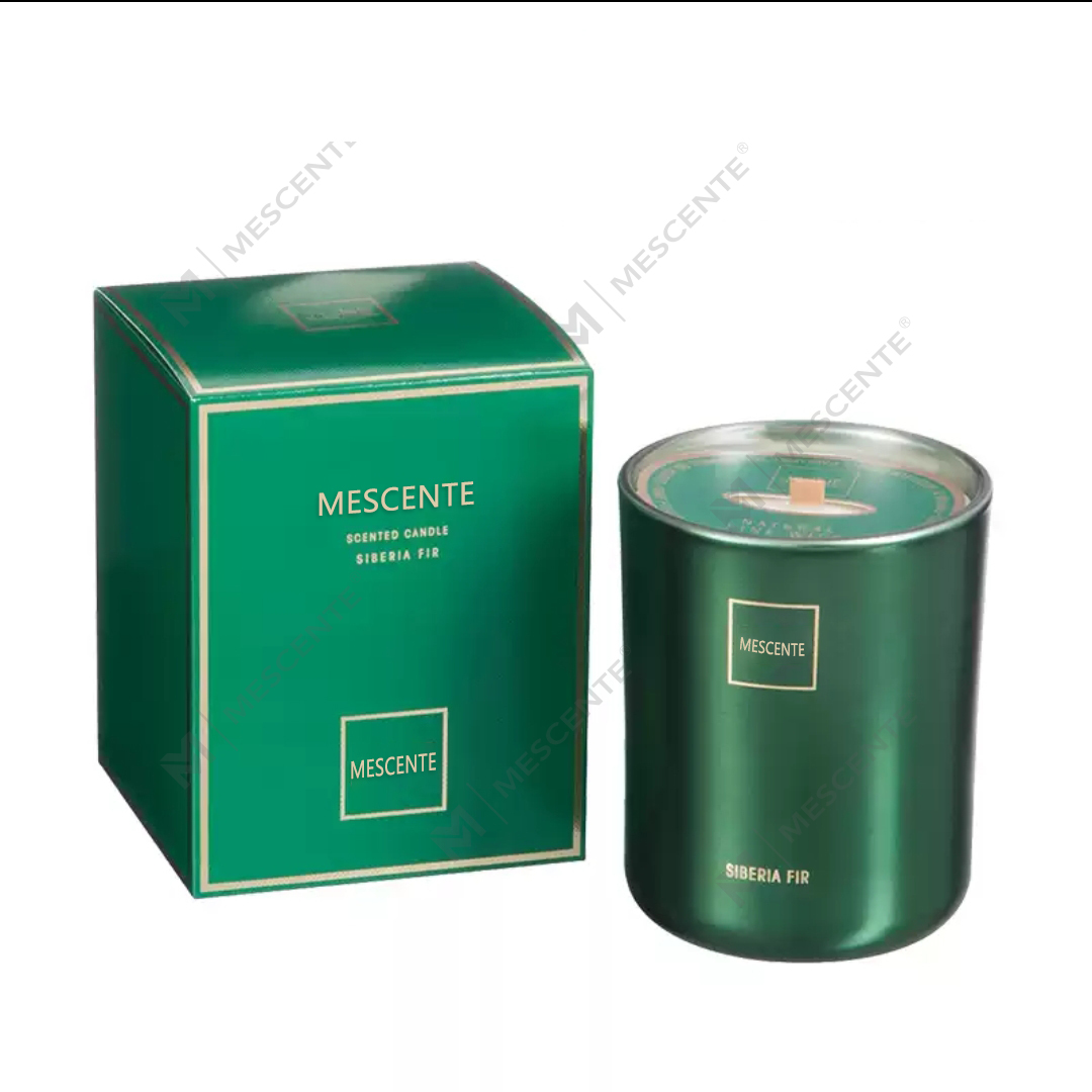 M & Odorem Lupum customized Luxuria Secretum Label Columna odorata SOY Cera lignum Wick Aroma Candle