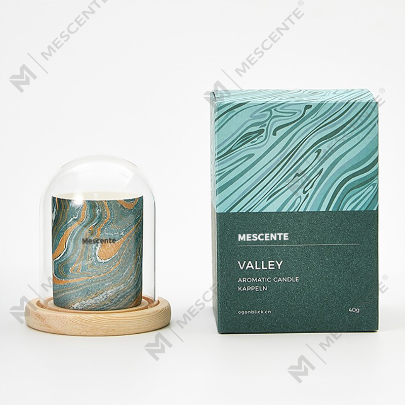 M & Odorem Lupum Cheap customized Luxuria Secretum Label Columna odorata SOY Cera lignum Wick Aroma Candle