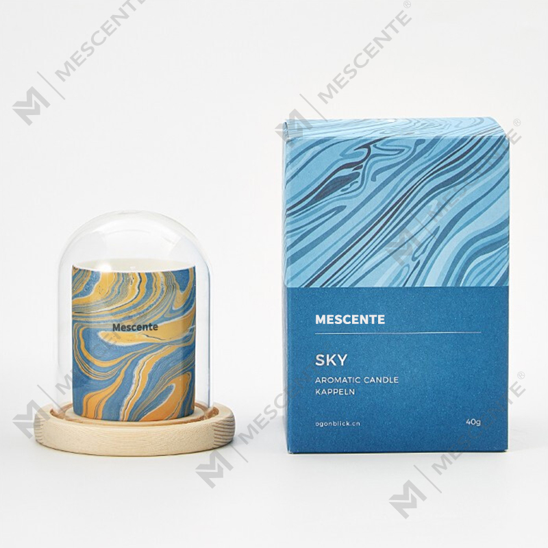 M & Odorem Lupum Cheap customized Luxuria Secretum Label Columna odorata SOY Cera lignum Wick Aroma Candle
