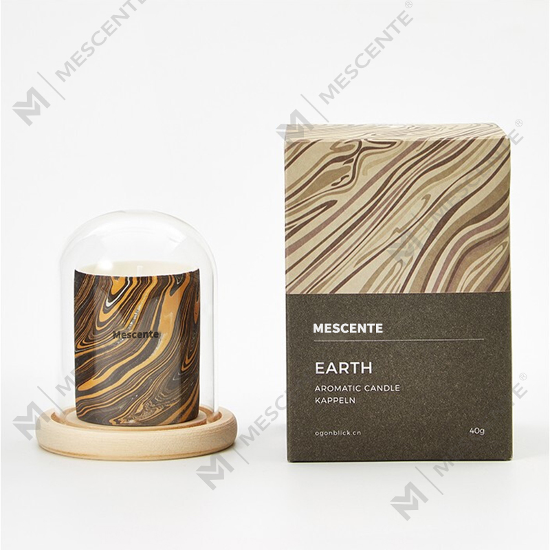 M & Odorem Lupum Cheap customized Luxuria Secretum Label Columna odorata SOY Cera lignum Wick Aroma Candle