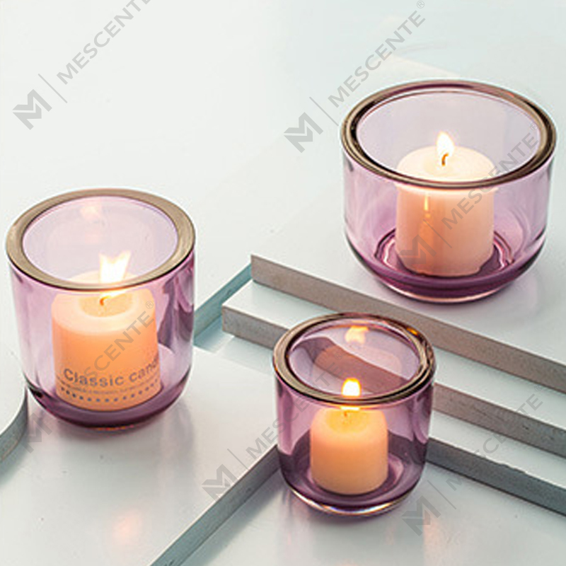 M&Solent Deluxe vitrum cristallum decorativum, candelabrum in mole