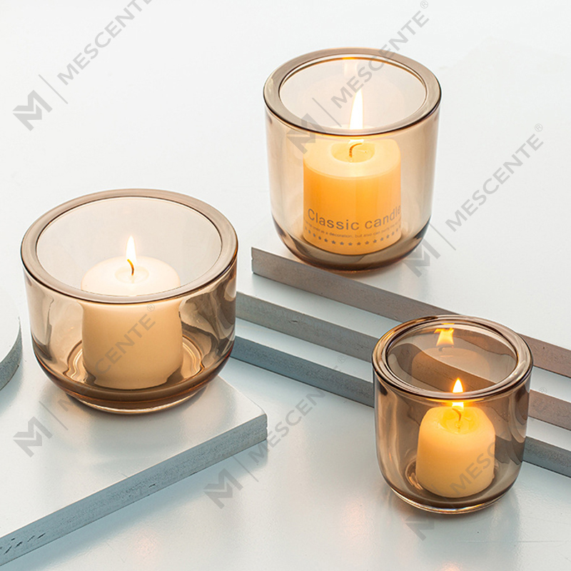 M&Solent Deluxe vitrum cristallum decorativum, candelabrum in mole