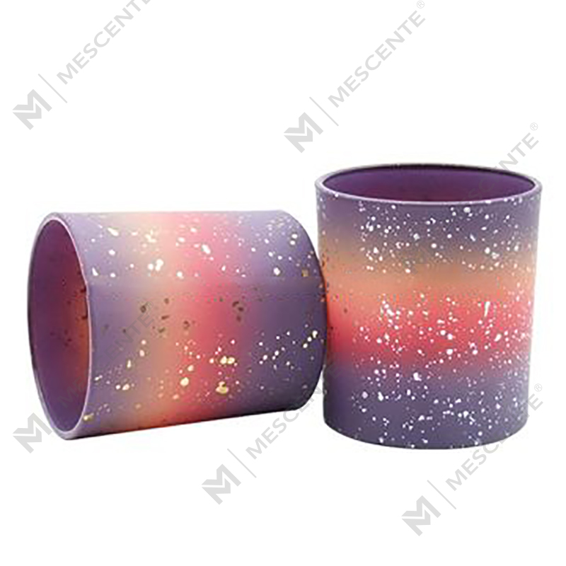 M&Solent Lupum Custom Inanis Frosted Candle Jars For Candle faciens Cum Lid