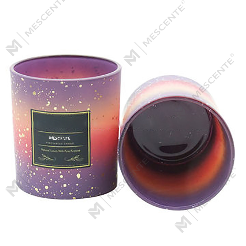 M&Solent Lupum Custom Inanis Frosted Candle Jars For Candle faciens Cum Lid