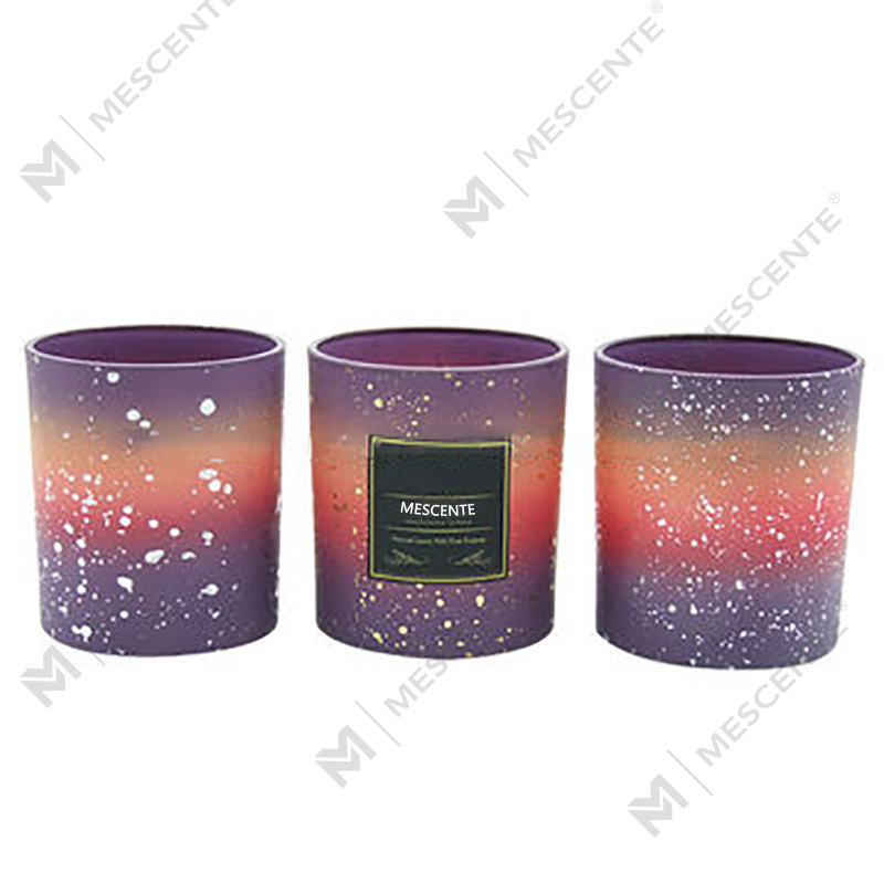 M&Solent Lupum Custom Inanis Frosted Candle Jars For Candle faciens Cum Lid