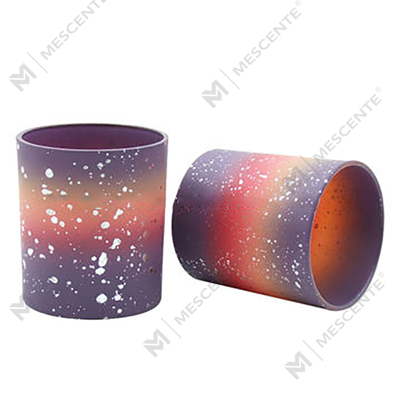 M&Solent Lupum Custom Inanis Frosted Candle Jars For Candle faciens Cum Lid