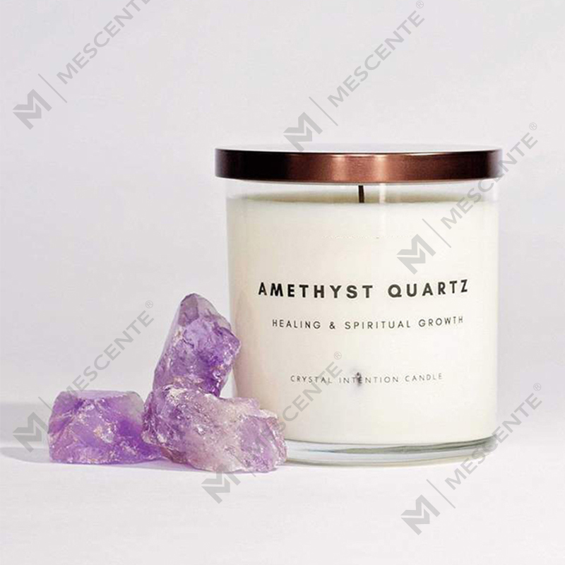M&Scente novum productum ideas sanationis crystalli infusae artes odoratae SOY cerei cerei