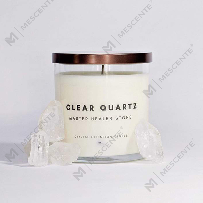 M&Scente novum productum ideas sanationis crystalli infusae artes odoratae SOY cerei cerei