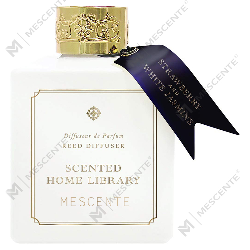 M&Solent Wholesale Luxuria Secretum Label Ceramic Bottle Wooden Flower Stick Aroma Reed Diffuser