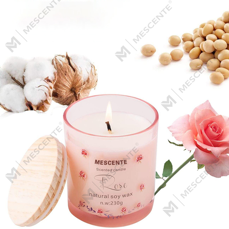 M&Solent Handmade Luxuria Vitri Holder Spiritual Ceramics Columna Vanilla Candelam odorata cum crystallis