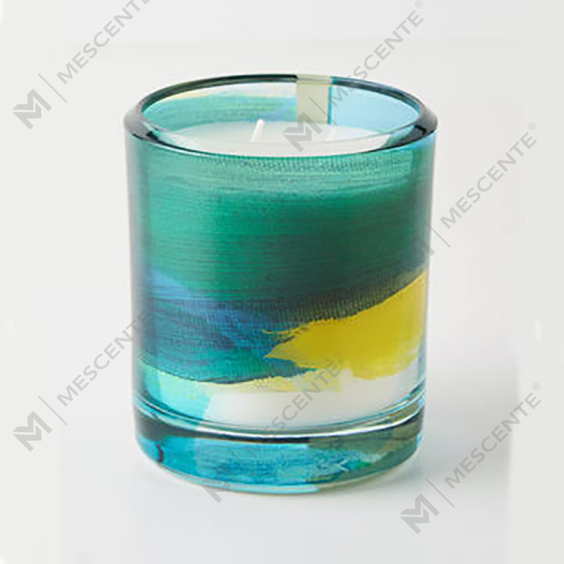 M&Solent Wholesale Luxuria Custom Decoration Private Label Black Glass Crystal Solent SOY Wax Candles