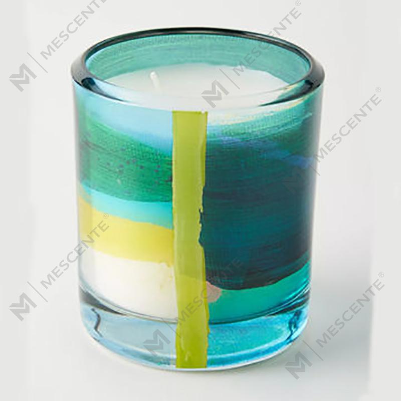 M&Solent Wholesale Luxuria Custom Decoration Private Label Black Glass Crystal Solent SOY Wax Candles