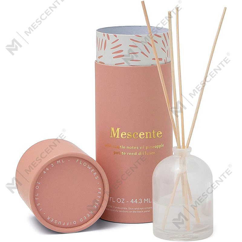 M&Scent Luxuria Custom Large Rose Aurum Glass Bottle Flower Private Label Liquid Reed Diffuser With Gift Box