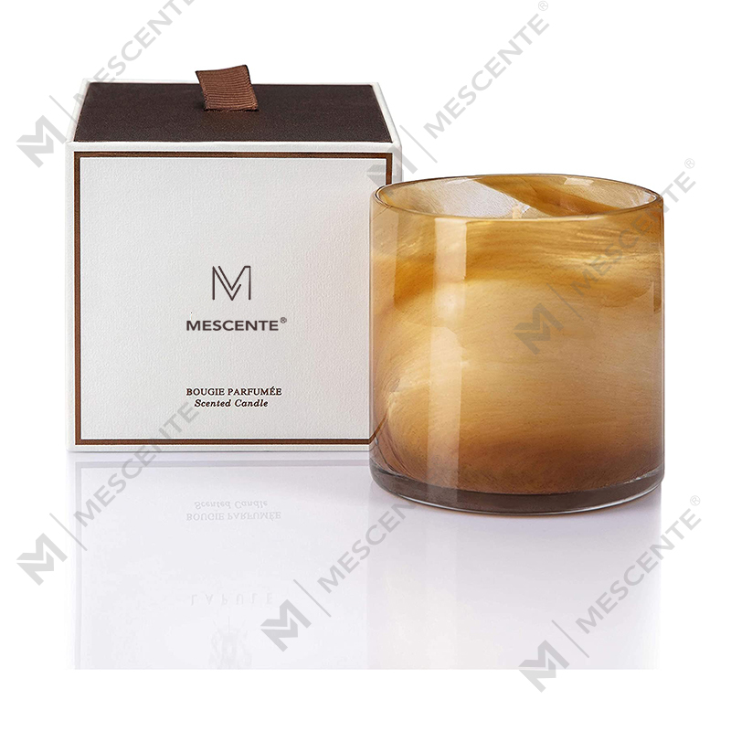 M & Odoratus Tutus customized Large Luxuria Coffee Lavender Fortis Candelis odorata Gift Set in mole