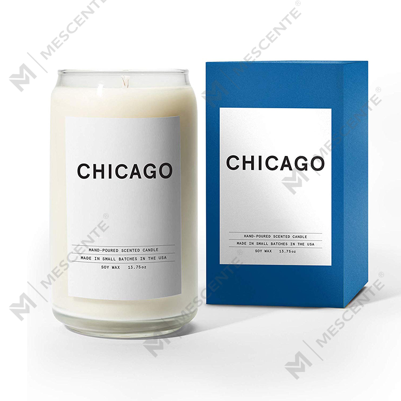 M&Solent Organic customized Ceramic lactea Woodwick Candles, Candelae continens