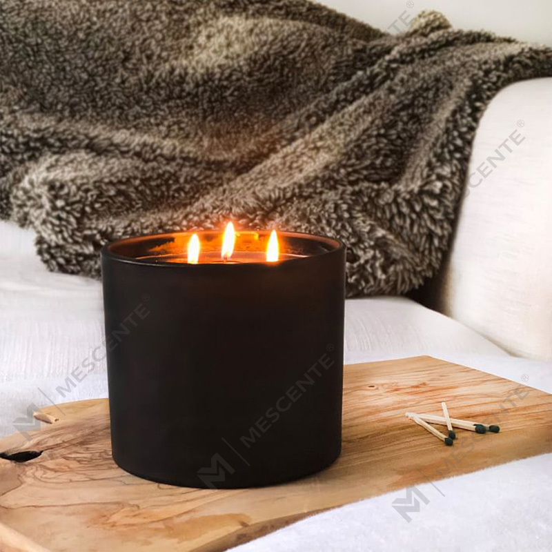 M&SCENT NATIVITAS NATIVITATIS vitreae late adsuetae vitreae Jar Solent SOY Cerae Candle cum Folding Box
