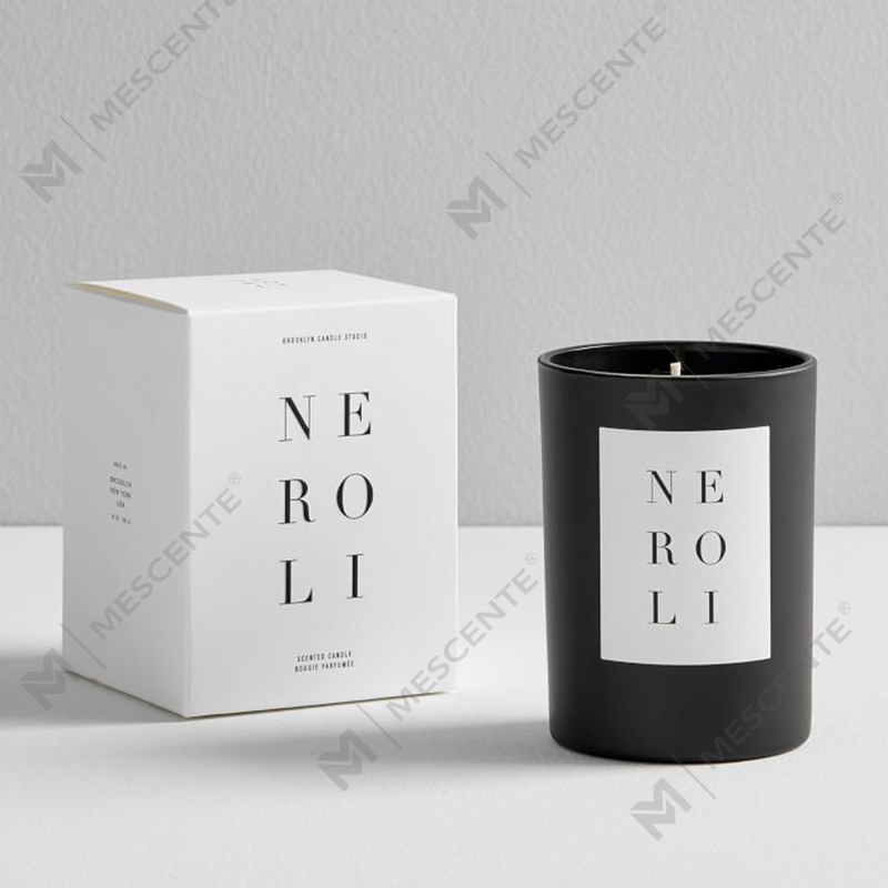 Custom Home Decoration Glass Jar Scented Soy Wax Candle