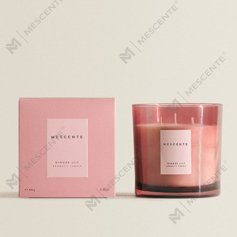M&S cent Luxuria Custom 3 Wick Soy Candles With Wooden Lid A29273-1