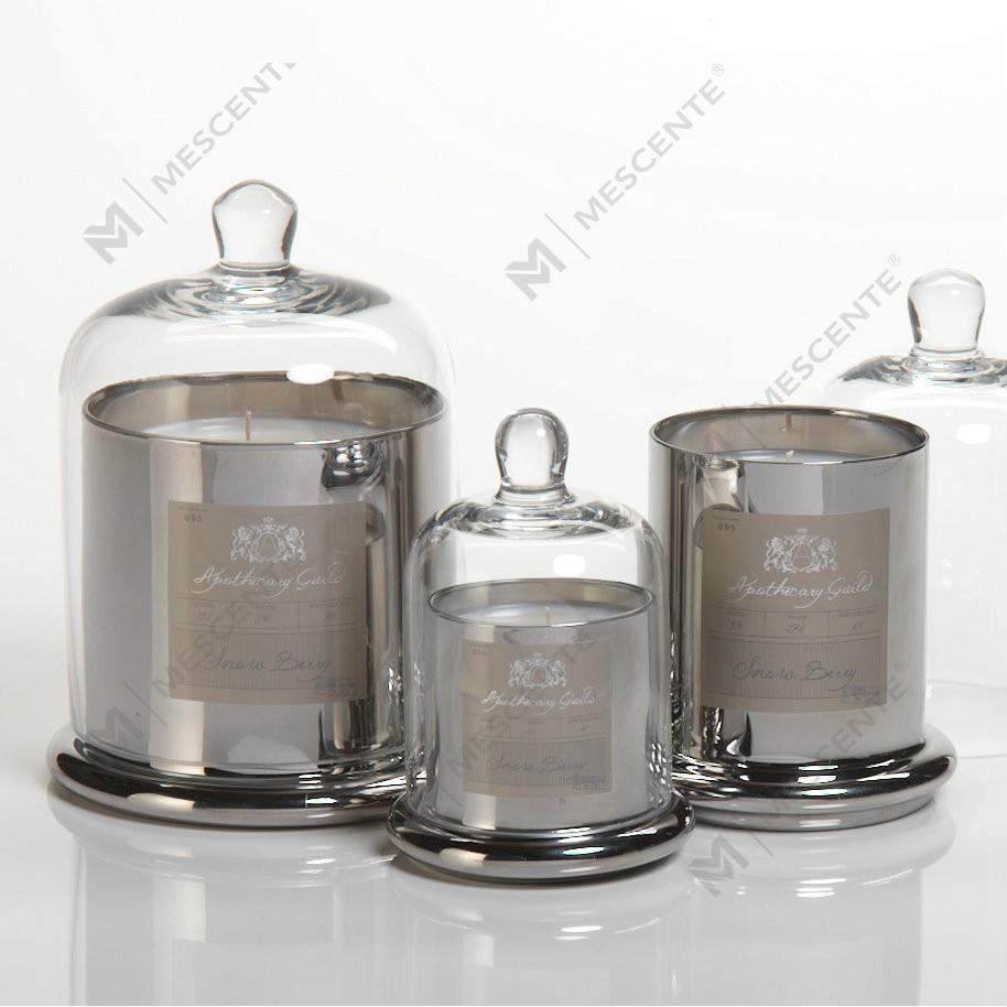 M&Solent Decorative Venereum Nuptialis Bell Jar Glass Dome Cover Candle odorata A29275