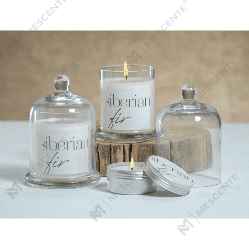 M&Solent Decorative Venereum Nuptialis Bell Jar Glass Dome Cover Candle odorata A29275