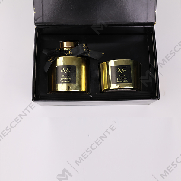 M & Odorem Domus aromatis Reed Difusores Donum Set Cum Candela odorata A29260-2