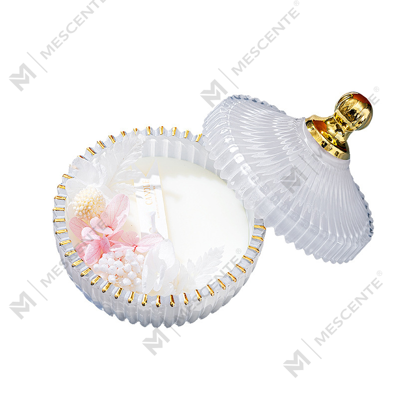 M & Odorem Lupum Cheap customized Luxuria Secretum Label Columna odorata SOY Cera lignum Wick Aroma Candle